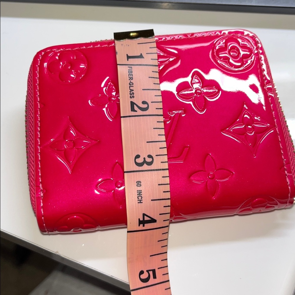 Fuchsia Embossed Compact Wallet